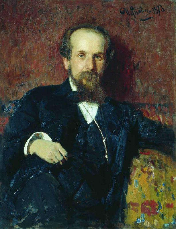 Ilya Repin Portrait of the painter Pavel Petrovich Chistyakov china oil painting image